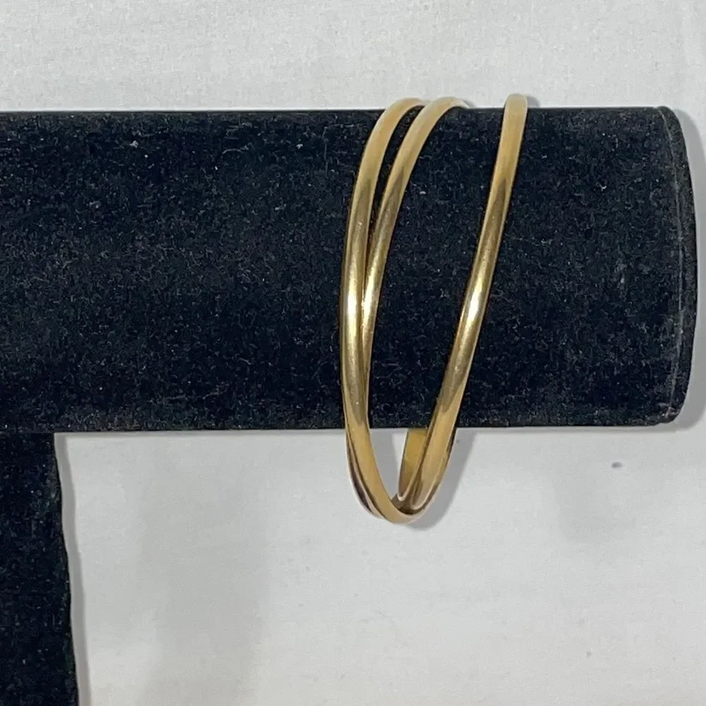 Three bangle bracelets